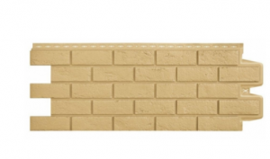 Фасадная панель Grand Line состаренный кирпич стандарт Песочный